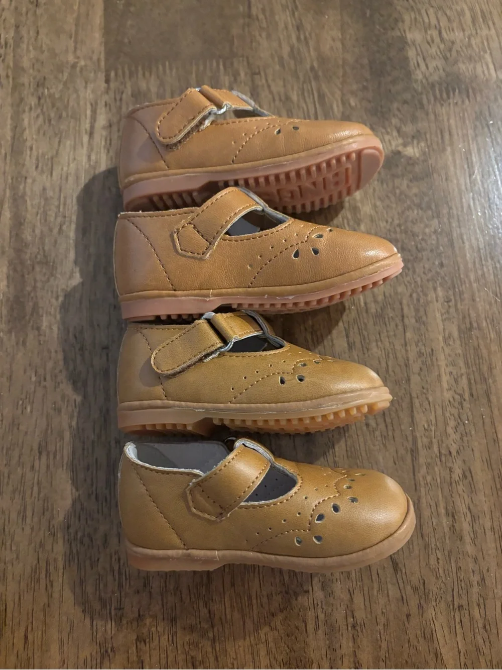 Angel T Strap Infant shoes size 2 and 3